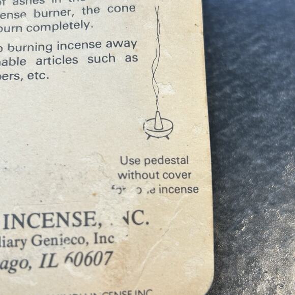 Set of 2 Vintage 1981 Hindu Incense Genie Brass Incense Burners - Picture 7 of 9